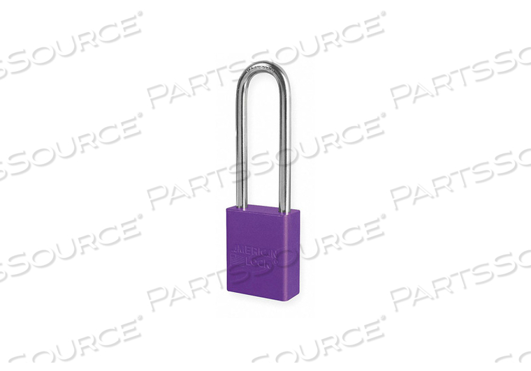 E0163 LOCKOUT PADLOCK KD PURPLE 1-7/8 H by American Lock E0163 LOCKOUT PADLOCK KD PURPLE 1-7/8 H by American Lock