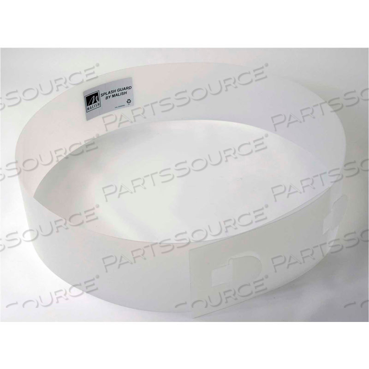 96" PLASTIC SPLASH GUARD by The Malish Corporation