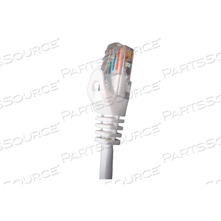 VERTICAL CABLE CAT6 SNAGLESS MOLDED PATCH CABLE, 2 FT. (0.6 METER), WHITE by Chiptech, Inc Dba Vertical Cable