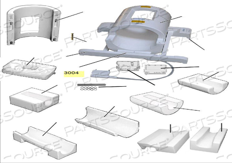 M5X20 PA66 NATURAL SCREW FOR GF50 by Siemens Medical Solutions