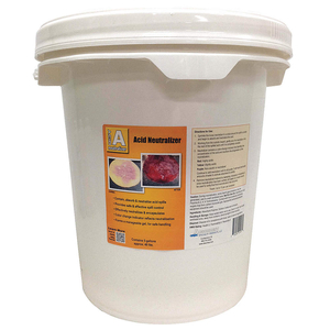 ACID NEUTRALIZER POWDER, 12 GAL VOLUME ABSORBED PER PKG., 41.7 LB WT, PAIL, ACIDS by Absorbent Specialty Products