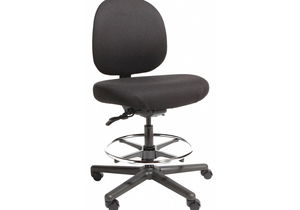 BIG/TALL CHAIR VINYL BLACK 21-29 SEAT HT by Cramer