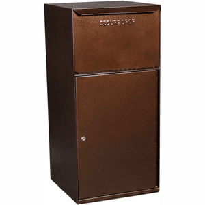 COLLECTION VAULT MAILBOX AND PARCEL DROP DVCS0023 - FREE STANDING, FRONT ACCESS - COPPER VEIN by Dvault Company