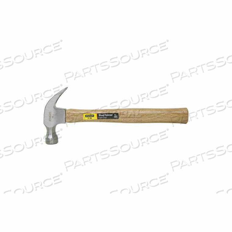 HICKORY HANDLE NAILING HAMMER CURVE CLAW, 13 OZ. 