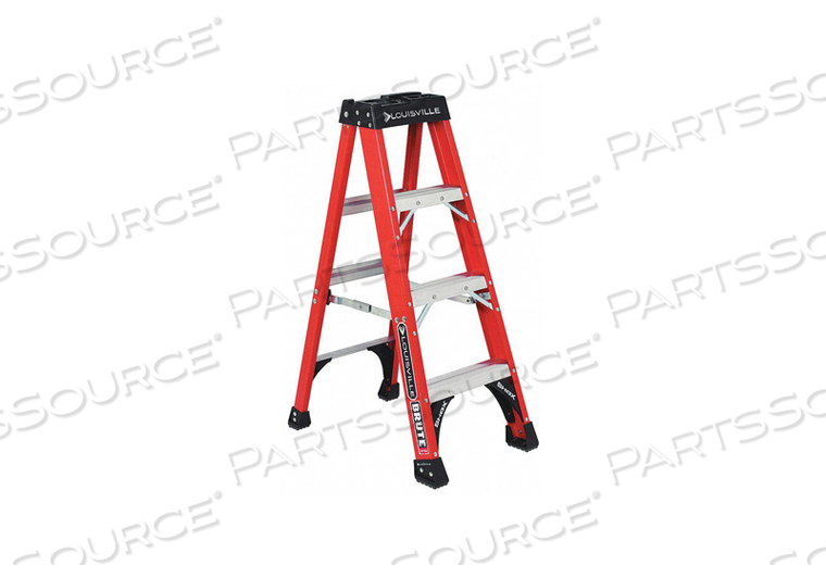 STEPLADDER FIBERGLASS 4 FT H 375 LB CAP by Louisville