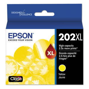 T202XL420-S (202XL) CLARIA HIGH-YIELD INK, 470 PAGE-YIELD, YELLOW by Epson T202XL420-S (202XL) CLARIA HIGH-YIELD INK, 470 PAGE-YIELD, YELLOW by Epson