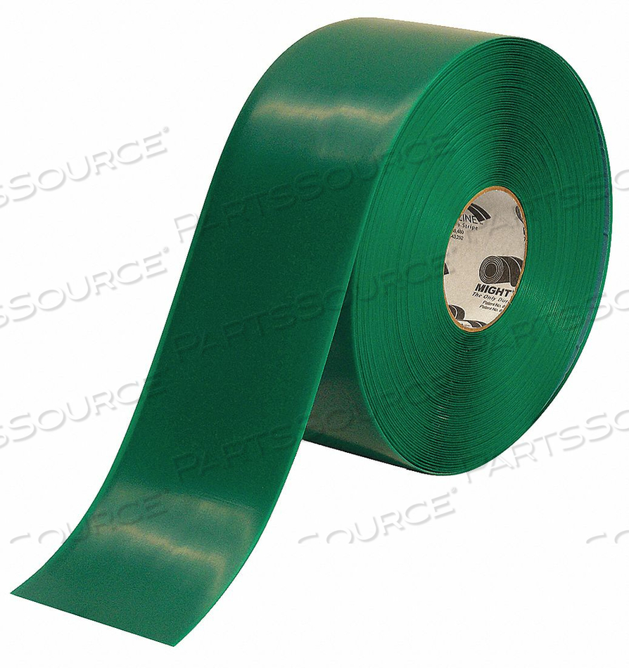 E3477 INDUSTRIAL FLOOR TAPE ROLL GREEN VINYL by Mighty Line E3477 INDUSTRIAL FLOOR TAPE ROLL GREEN VINYL by Mighty Line