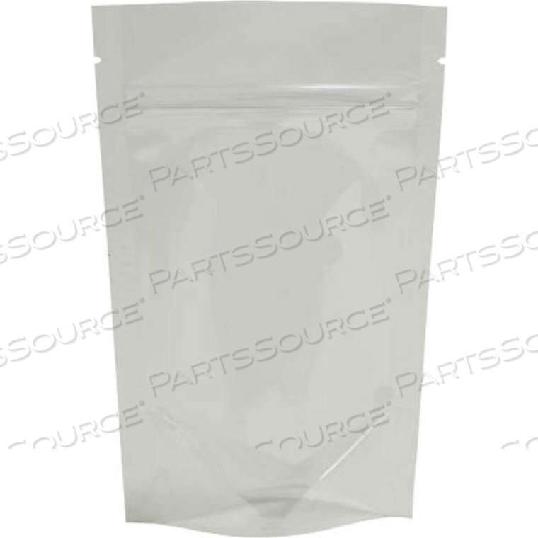 4 OZ. STAND UP ZIP POUCHES 5.2 MIL, CLEAR, 1000/CASE 