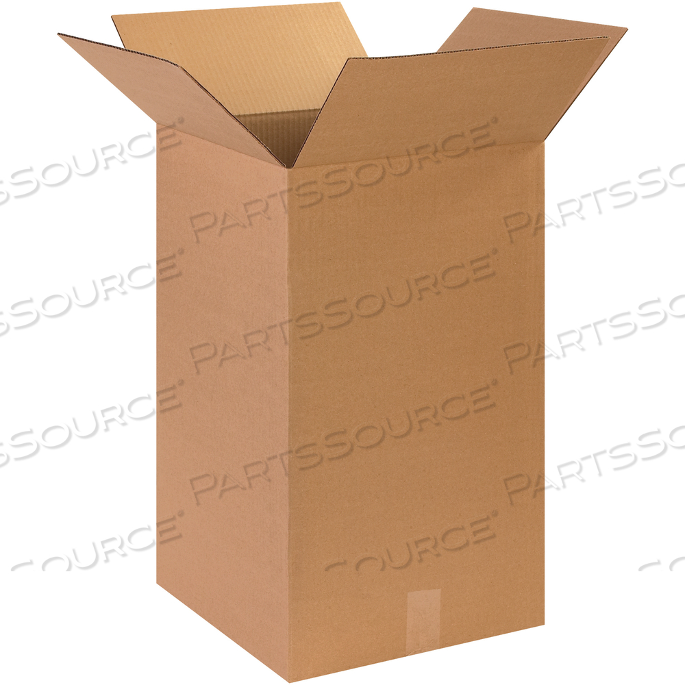 TALL CORRUGATED BOXES, 14" X 14" X 24", KRAFT, 15/BUNDLE by BOX Partners (Box Acquisitions, LLC)