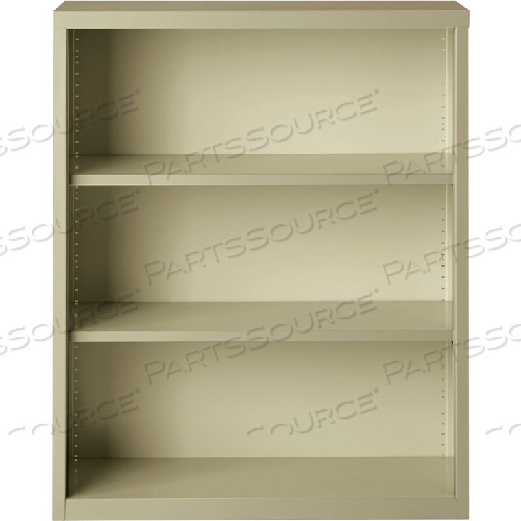 3 SHELF BOOKCASE 34-1/2"W X 13"D X 42"H, PUTTY by Hirsh
