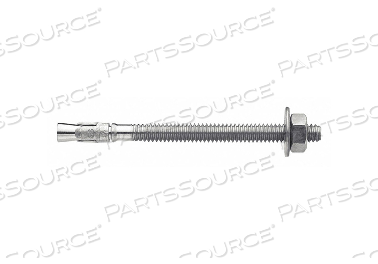 WEDGE ANCHOR 3/4 DIA. 5-1/2 L PK20 by Powers Fasteners WEDGE ANCHOR 3/4 DIA. 5-1/2 L PK20 by Powers Fasteners