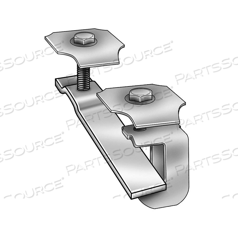 GRATING CLIP, GRATING CONNECTOR, FITS 1 IN BEARING BAR SPACING, ASTM B-695 by Approved Vendor
