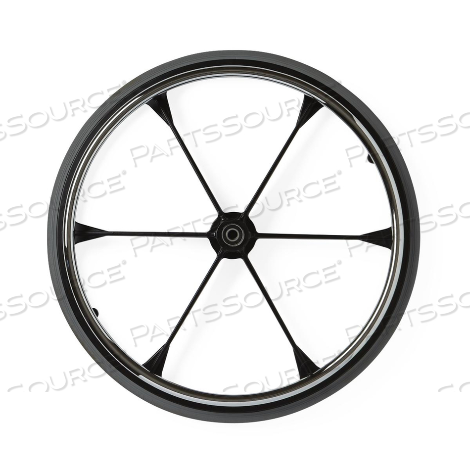 WHEEL, REAR, 24IN DIAMETER, FOR EXCEL SHUTTLE WHEELCHAIR by Medline Industries, Inc. WHEEL, REAR, 24IN DIAMETER, FOR EXCEL SHUTTLE WHEELCHAIR by Medline Industries, Inc.