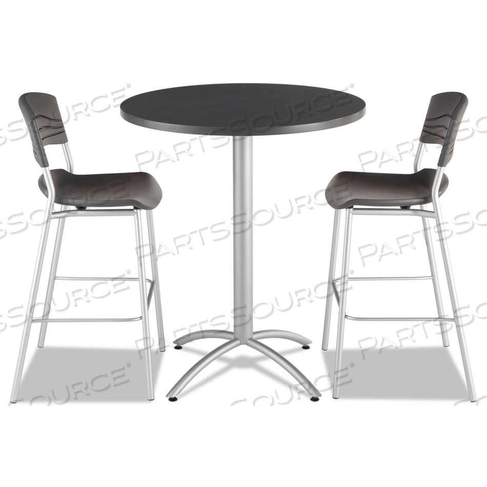BISTRO TABLE ROUND 42 INH GRAPH. GRANITE by Iceberg Enterprises