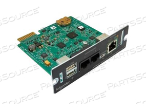 NETWORK MANAGEMENT CARD 3 WITH POWERCHUTE NETWORK SHUTDOWN & ENVIRONMENTAL MONITORING, REMOTE MANAGEMENT ADAPTER, GIGE, 1000BASE-T, FOR P/N: by APC / American Power Conversion NETWORK MANAGEMENT CARD 3 WITH POWERCHUTE NETWORK SHUTDOWN & ENVIRONMENTAL MONITORING, REMOTE MANAGEMENT ADAPTER, GIGE, 1000BASE-T, FOR P/N: by APC / American Power Conversion