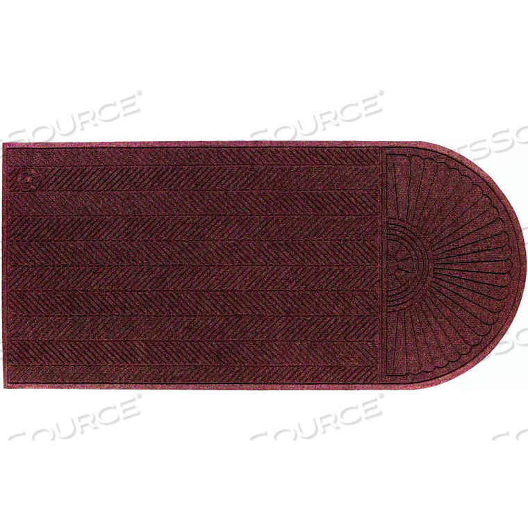 WATERHOG ECO GRAND ELITE ENTRANCE MAT + ONE END 3/8" THICK 6' X 7' MAROON 