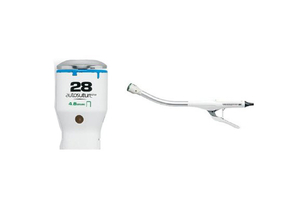 1.1" DST SERIES EEA SQUEEZE HANDLE TITANIUM WOUND STAPLER WITH 0.18" STAPLES by United States Surgical - Covidien