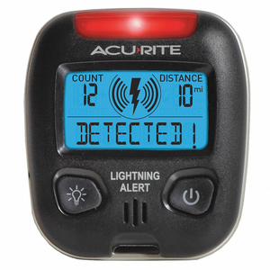 LIGHTNING DETECTOR 2-13/16 H 2-1/2 W by AcuRite