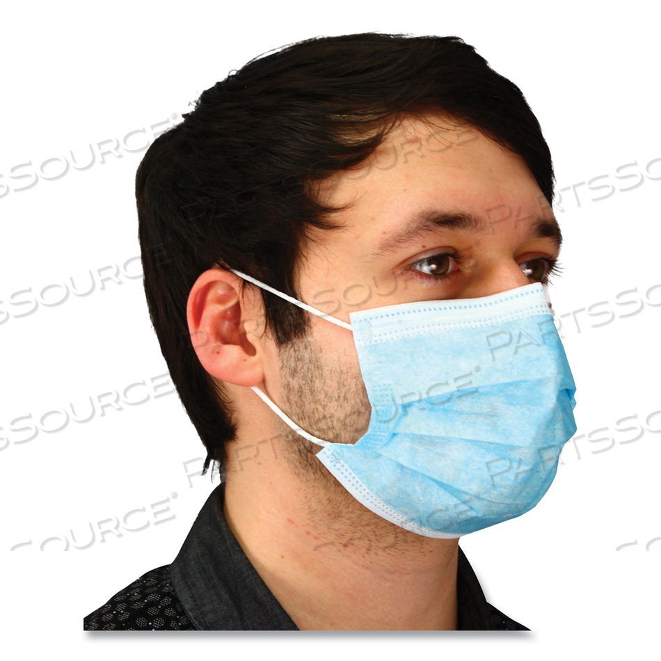 MALT BY IMPACT THREE-PLY FACE MASK WITH EAR LOOPS, 50 BOX by Impact Products