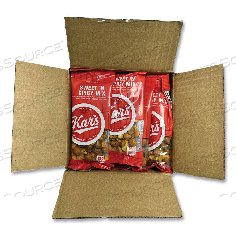 TRAIL MIX, SWEET 'N SPICY MIX, 1.75 OZ PACKET, 24/BOX by Kar's TRAIL MIX, SWEET 'N SPICY MIX, 1.75 OZ PACKET, 24/BOX by Kar's