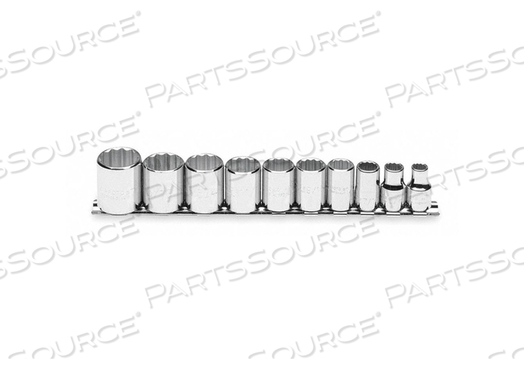 SOCKET SET SAE 3/8 IN DR 10 PC by Proto SOCKET SET SAE 3/8 IN DR 10 PC by Proto