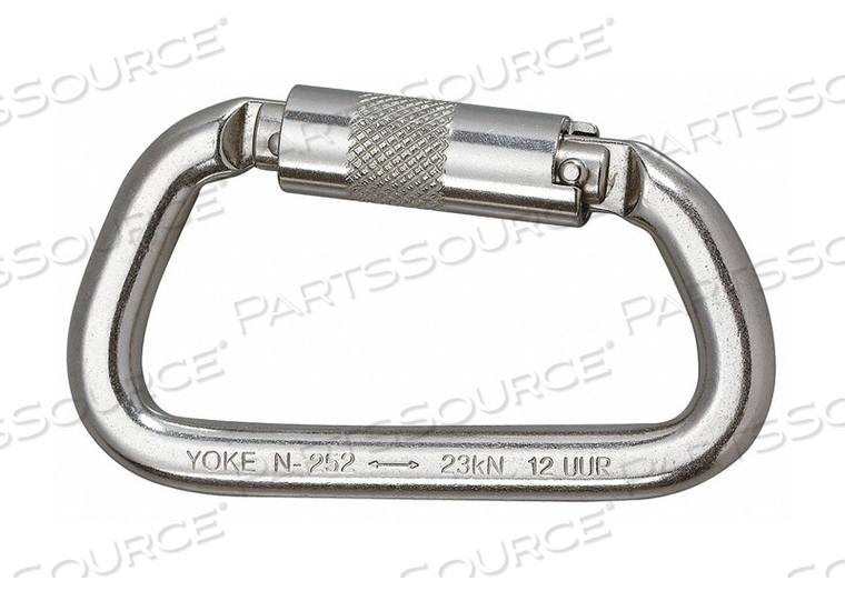 CARABINER OFFSET-D SILVER by Honeywell