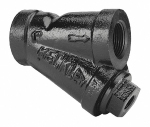 Y STRAINER 304 SS 3 THREADED FIBER by Keckley