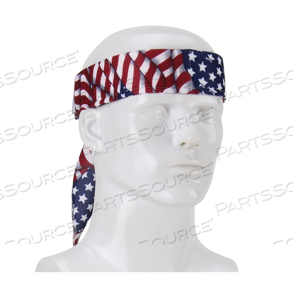 393-EZ201-PAT PIP EZ-COOL EVAPORATIVE MESH COOLING BANDANA, PATRIOT 