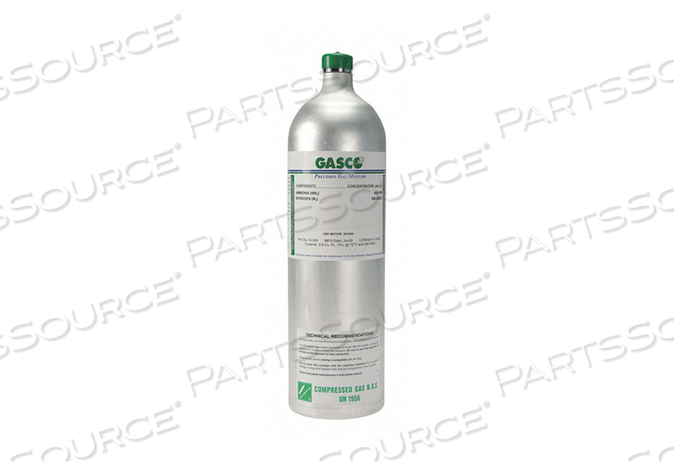 CALIBRATION GAS CARBON MONOXIDE 74L by Gasco CALIBRATION GAS CARBON MONOXIDE 74L by Gasco