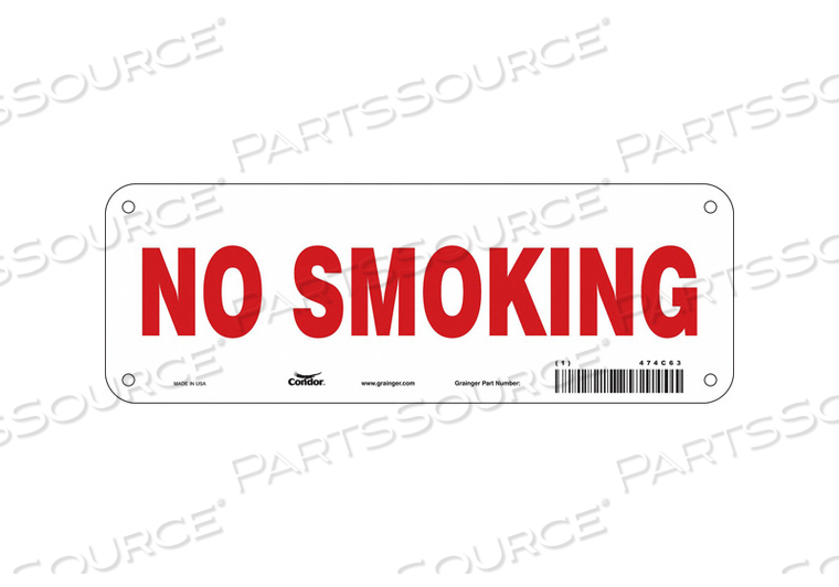 SAFETY SIGN 10 W 3-1/2 H 0.055 THICK 