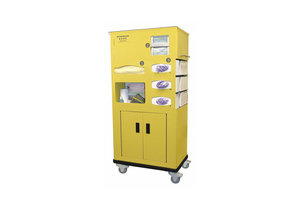 ISOLATION CART ALUMINUM YELLOW 53-5/32 H by Bowman