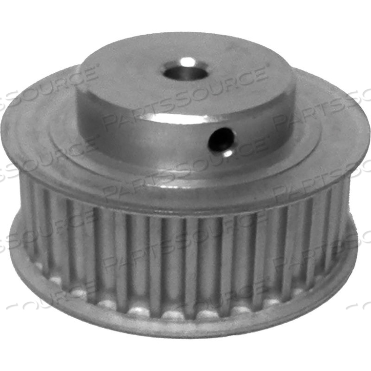 32 TOOTH TIMING PULLEY, (HTD) 5MM PITCH, CLEAR ANODIZED ALUMINUM, 32-5M15-6FA3 - MIN QTY 4 