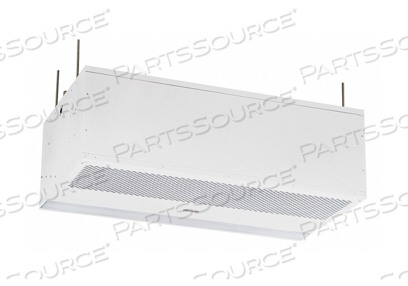 RECESSED HEATED AIR CURTAIN ALUMINIUM by MARS