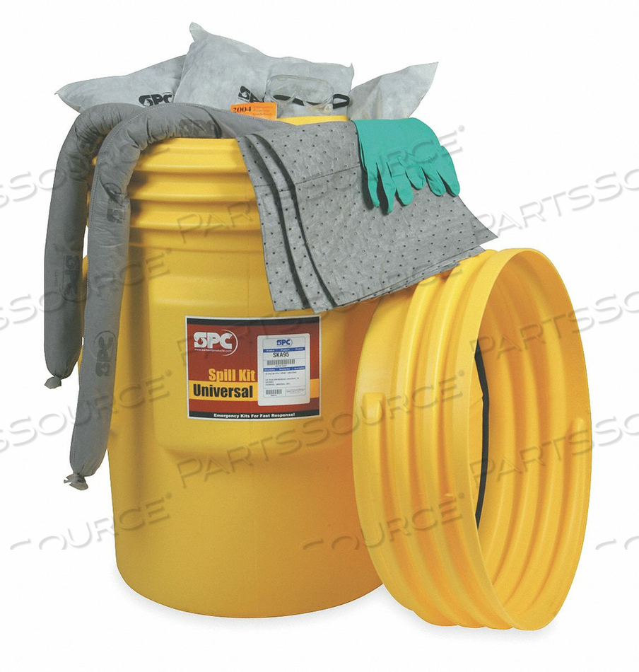 SPILL KIT UNIVERSAL YELLOW by Brady Americas