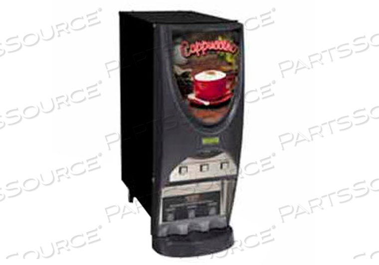 IMIX-3S+ SILVER SERIES BEVERAGE SYSTEM W/ 3 HOPPERS, CAPPUCCINO DISPLAY by Bunn IMIX-3S+ SILVER SERIES BEVERAGE SYSTEM W/ 3 HOPPERS, CAPPUCCINO DISPLAY by Bunn