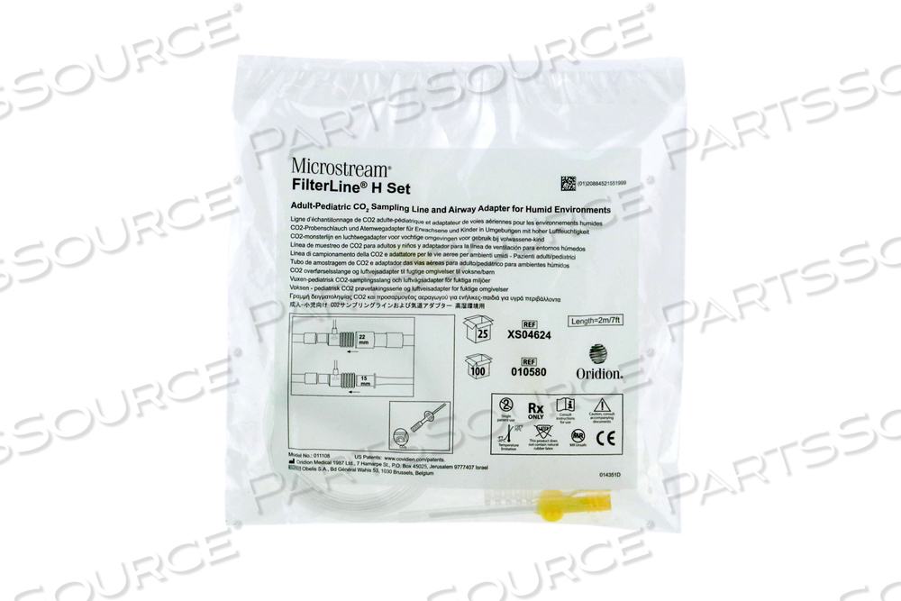 ADVANCE ADULT/PEDIATRIC INTUBATED CO2 SAMPLING LINE, EXTENDED DURATION USE by Oridion - Covidien