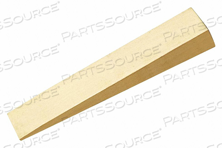 FLANGE WEDGE, WEDGE TYPE FLANGE WEDGE, MATERIAL BERYLLIUM COPPER ALLOY, NON-SPARKING YES, NON-MAGNETIC YES, WIDTH 3/4 IN, MINIMUM HEIGHT 1/2 by Westward