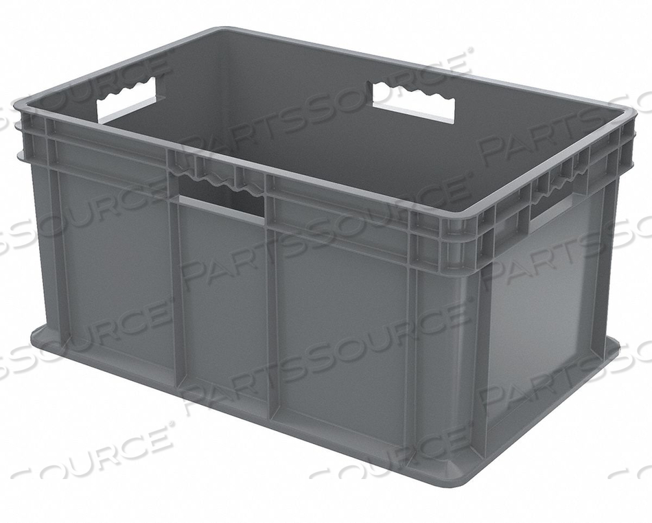 CONTAINER 23-3/4 IN L 15-3/4 IN W GRAY by Akro-Mils / Myers Industries, Inc CONTAINER 23-3/4 IN L 15-3/4 IN W GRAY by Akro-Mils / Myers Industries, Inc