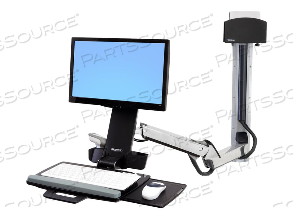 SV SIT-STAND COMBO EXTENDER (POLISHED ALUMINUM) by Ergotron, Inc.
