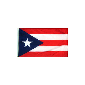 4X6 FT. 100% NYLON PUERTO RICO COUNTRY FLAG by Annin Flagmakers