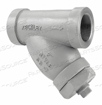 Y STRAINER 304 SS 2-1/2 THREADED 304 SS by Keckley