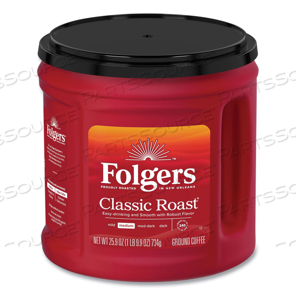 COFFEE, CLASSIC ROAST, GROUND, 25.9 OZ CANISTER by Folgers