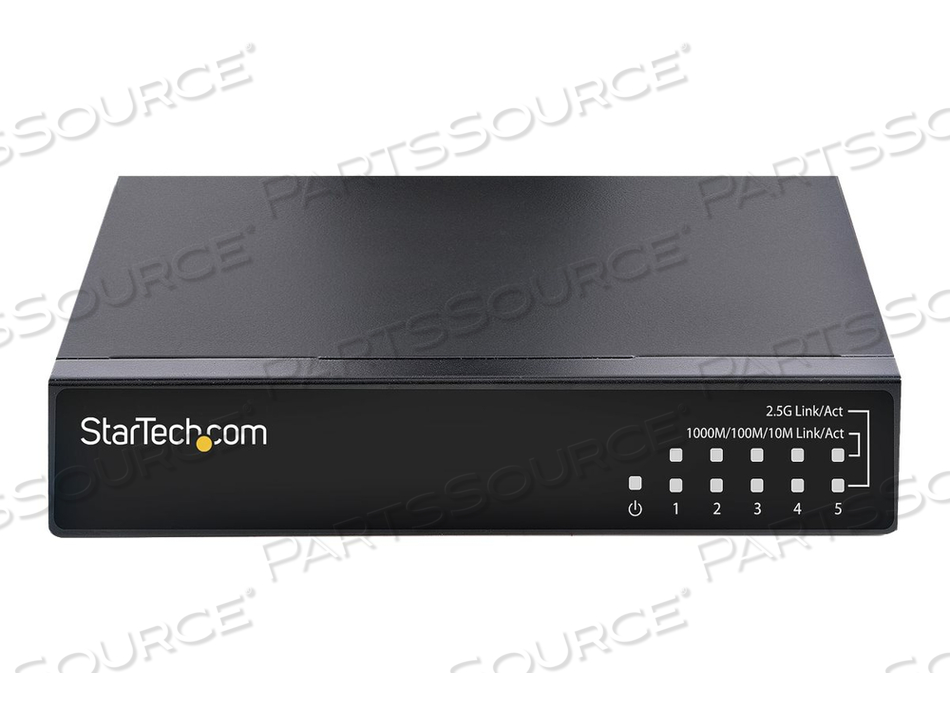 UNMANAGED 2.5G SWITCH, 5 PORT GIGABIT SWITCH, 2.5GBASE-T UNMANAGED ETHERNET SWITCH, ETHERNET SPLITTER, DIN RAIL OR WALL MOUNT, MULTI-GIGABIT by StarTech.com Ltd. UNMANAGED 2.5G SWITCH, 5 PORT GIGABIT SWITCH, 2.5GBASE-T UNMANAGED ETHERNET SWITCH, ETHERNET SPLITTER, DIN RAIL OR WALL MOUNT, MULTI-GIGABIT by StarTech.com Ltd.