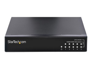 UNMANAGED 2.5G SWITCH, 5 PORT GIGABIT SWITCH, 2.5GBASE-T UNMANAGED ETHERNET SWITCH, ETHERNET SPLITTER, DIN RAIL OR WALL MOUNT, MULTI-GIGABIT by StarTech.com Ltd.