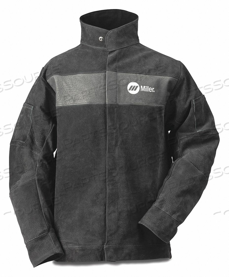 WELDING JACKET XL 30 L GRAY LEATHER by Miller Electric
