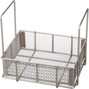 WIRE BASKET 11"L X 9"W X 3-1/2"H 0.25" WIRE - STAINLESS STEEL - PRICE EACH FOR QTY 4 by Marlin Steel Wire Products Inc