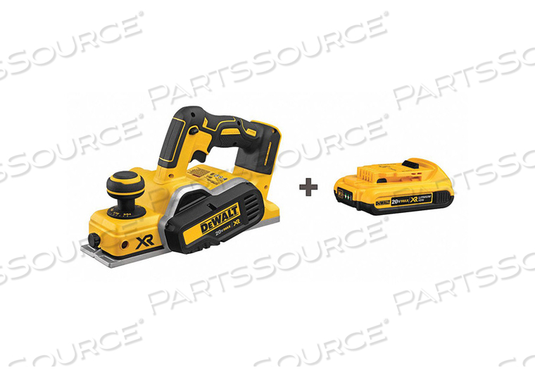 CORDLESS PLANER KIT 20V 3-1/4 CUTTING W by DeWalt CORDLESS PLANER KIT 20V 3-1/4 CUTTING W by DeWalt