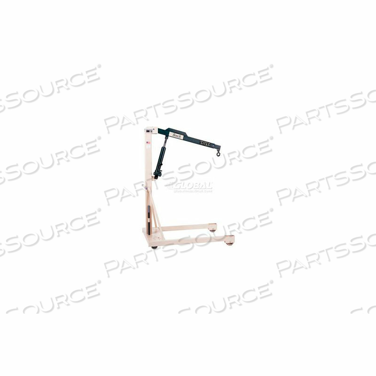 PREMIUM HYDRAULIC FLOOR CRANE 1000 LB. CAPACITY by Beech Design & Manufacturing PREMIUM HYDRAULIC FLOOR CRANE 1000 LB. CAPACITY by Beech Design & Manufacturing