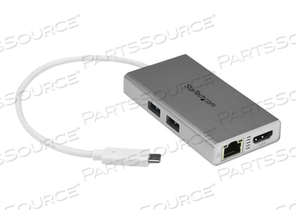USB-C TRAVEL DOCK W/ 4K 30HZ HDMI VIDEO DISPLAY, 2X USB-A 3.0, GBE, 60W PD PASS by StarTech.com Ltd.