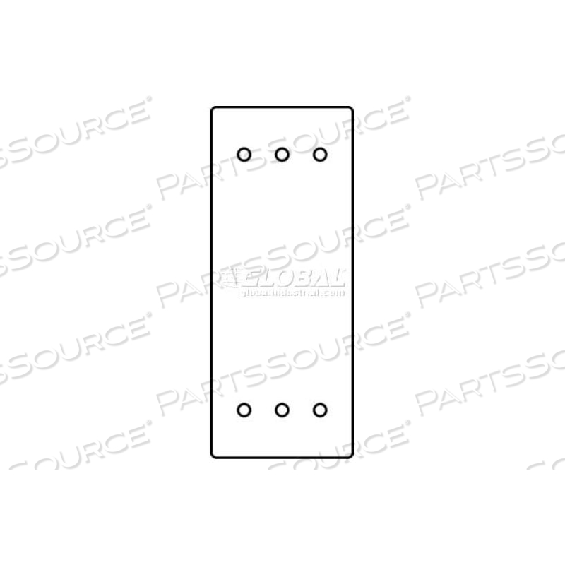 RFB119-SB FLOOR BOX 1-GANG BLANK SECTIONAL DEVICE PLATE by Wiremold